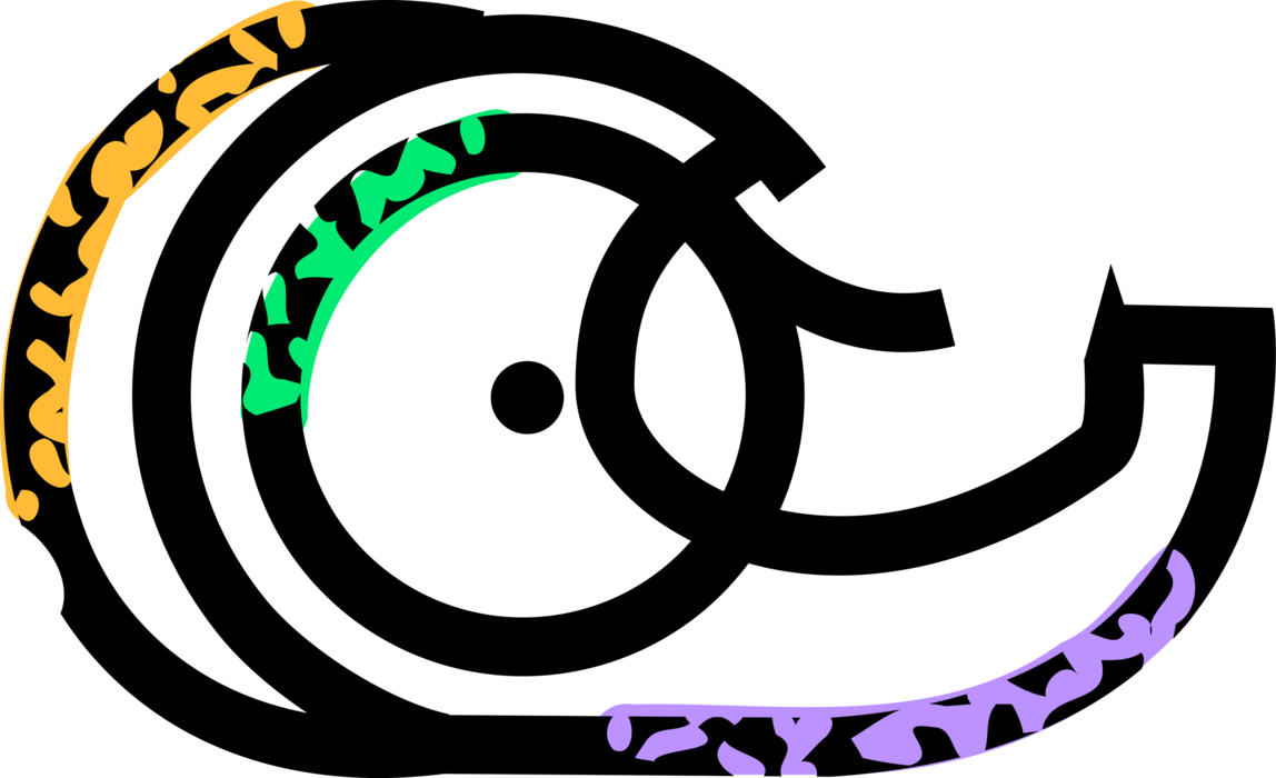 Vector Illustration of Pressure-Sensitive Adhesive Tape Dispenser