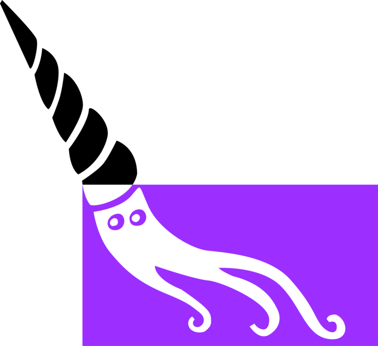 Vector Illustration of Cephalopod Squid have Eight Arms and Two Tentacles