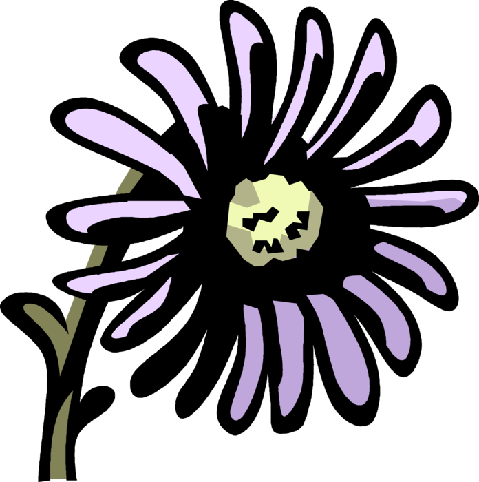 Vector Illustration of Snowbell Botanical Flowering Plant