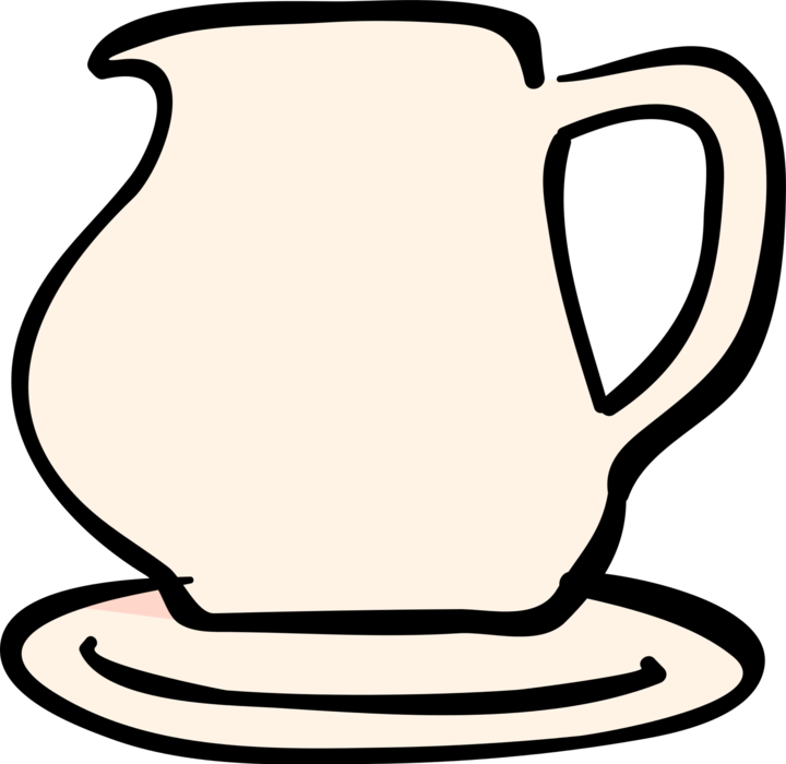 Vector Illustration of Water Jug Pitcher