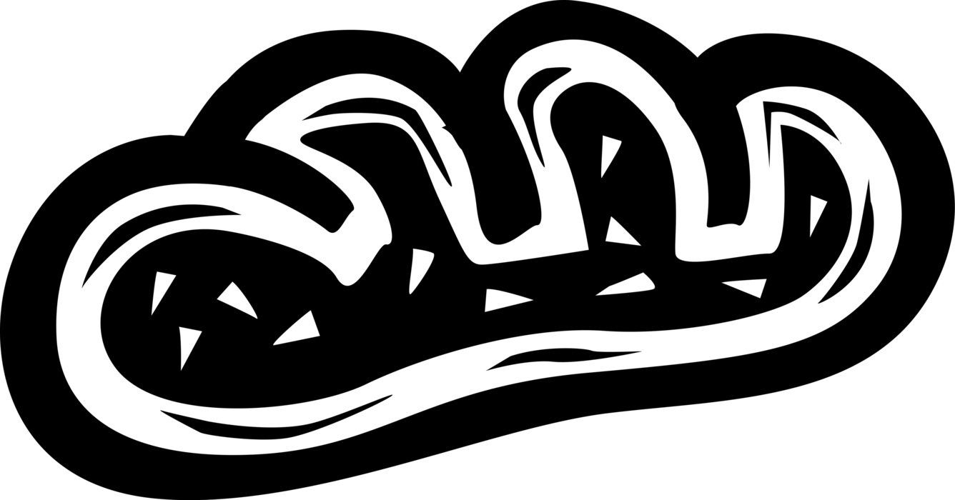 Vector Illustration of Staple Food Baked Bread Prepared from Flour and Water Dough