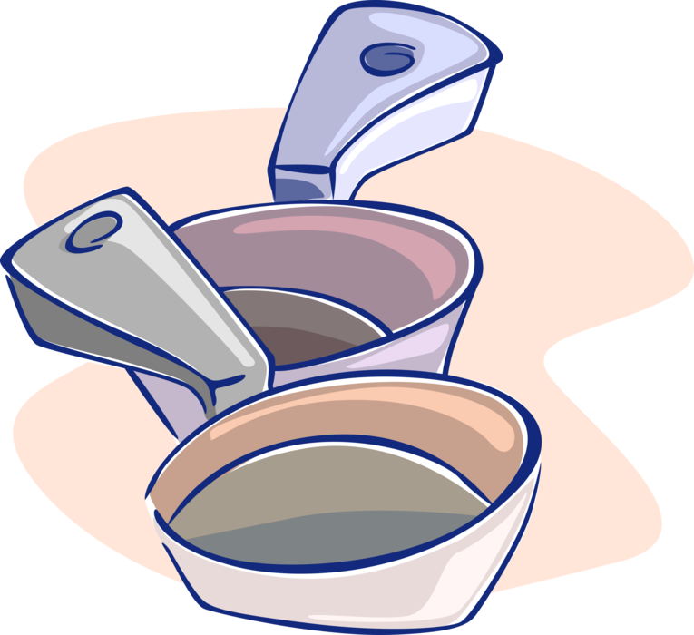 Vector Illustration of Kitchen Pots and Pans