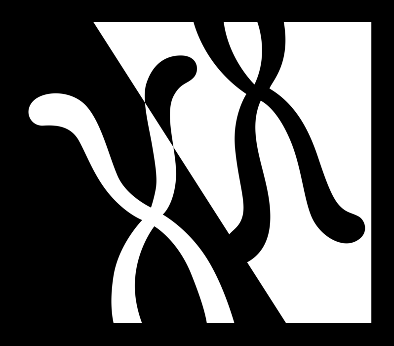 Vector Illustration of Double Helix DNA Deoxyribonucleic Acid Molecule Carries Genetic Instructions