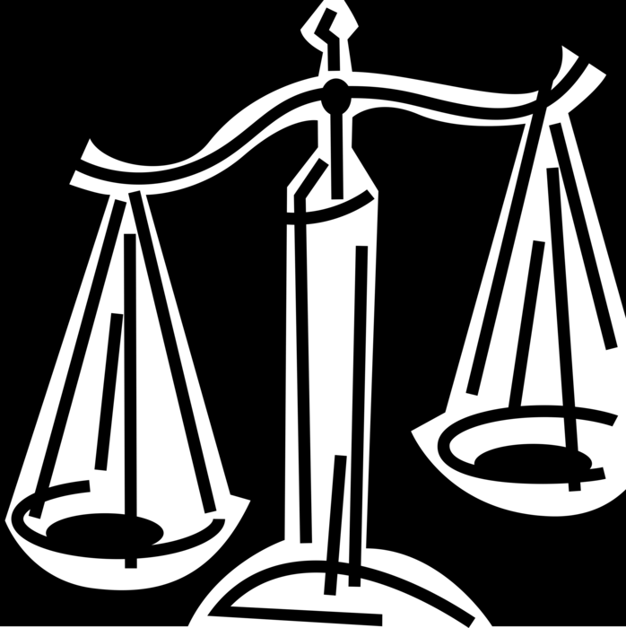 Vector Illustration of Weighing Scales Force-Measuring Devices for Weight Measurement