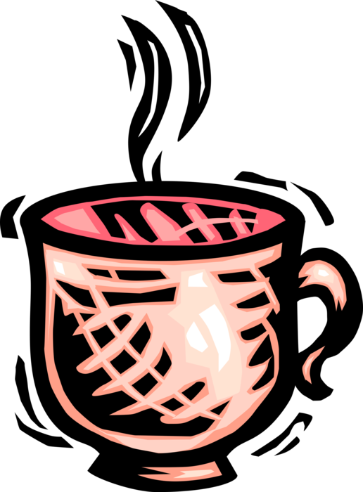 Vector Illustration of Cup of Steeped Tea in Teacup