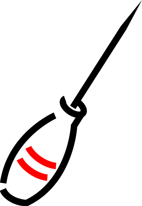 Vector Illustration of Scratch Awl Woodworking Layout and Point-Making Tool