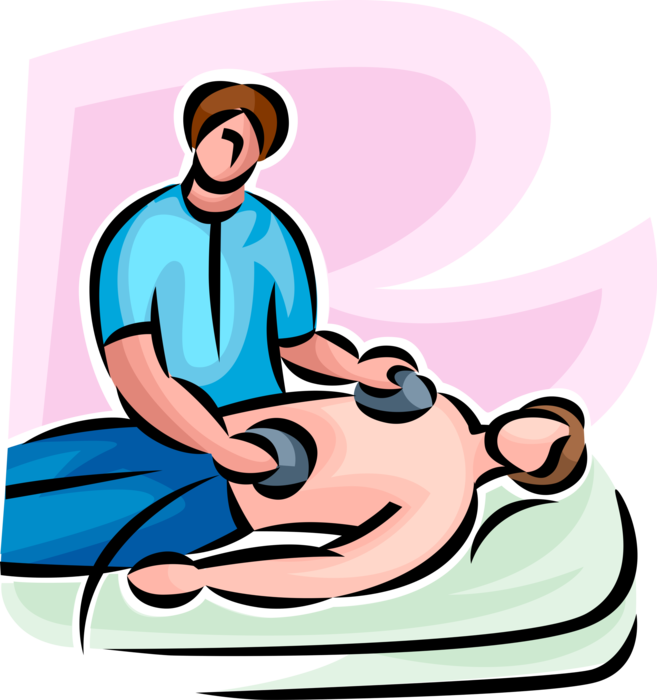 Vector Illustration of Health Care Professional Doctor Physician Uses Defibrillation to Defibrillate Patient Heart with Dose of Electric Current