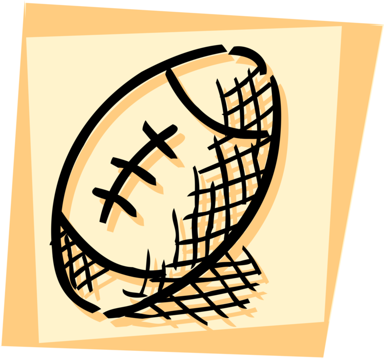 Vector Illustration of Sport of Football Game Ball