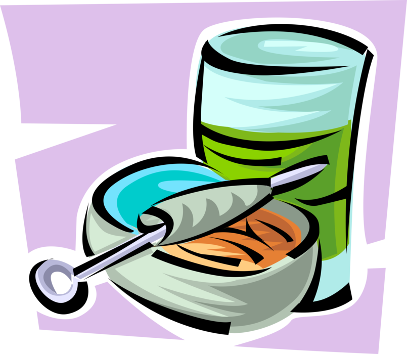 Vector Illustration of Tin or Can of Sardines Nutrient-Rich Fish