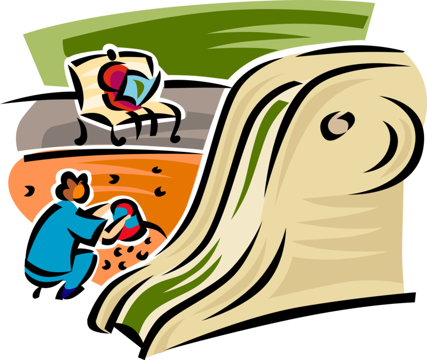 Vector Illustration of Child Plays in Sand at Playground Park with Slide