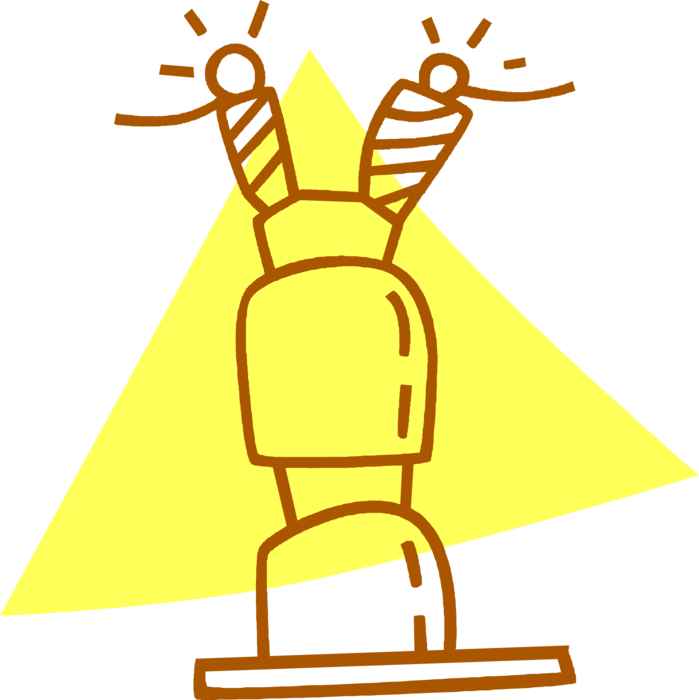 Vector Illustration of Power Transmission Line Insulator