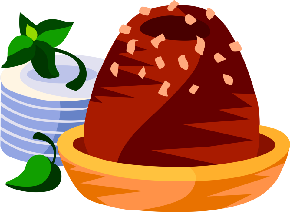 Vector Illustration of Brigadeiro, Brazilian Chocolate Fudge Candy