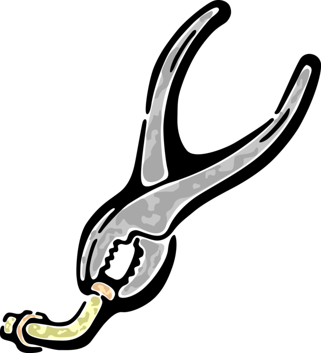 Vector Illustration of Pliers Hand Tool used to Hold Objects Firmly