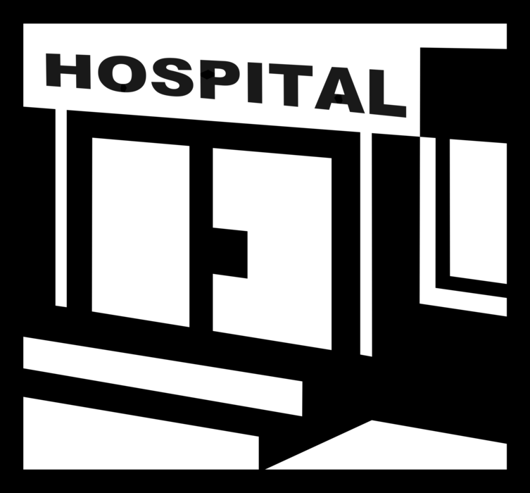 Vector Illustration of Hospital Clinic Health Care Institution Provides Patient Treatment 