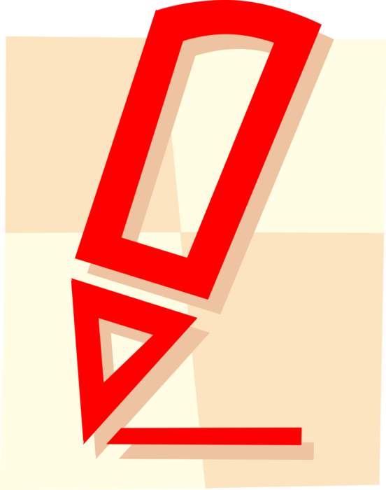 Vector Illustration of Pen Writing Instrument