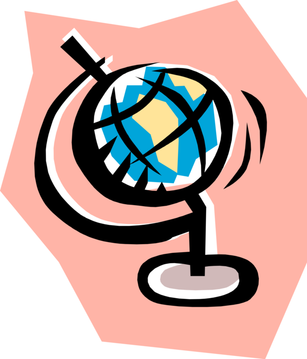 Vector Illustration of Planet Earth World Symbol