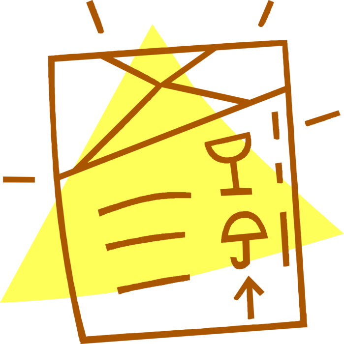 Vector Illustration of Fragile Shipping Crate Box Shipment