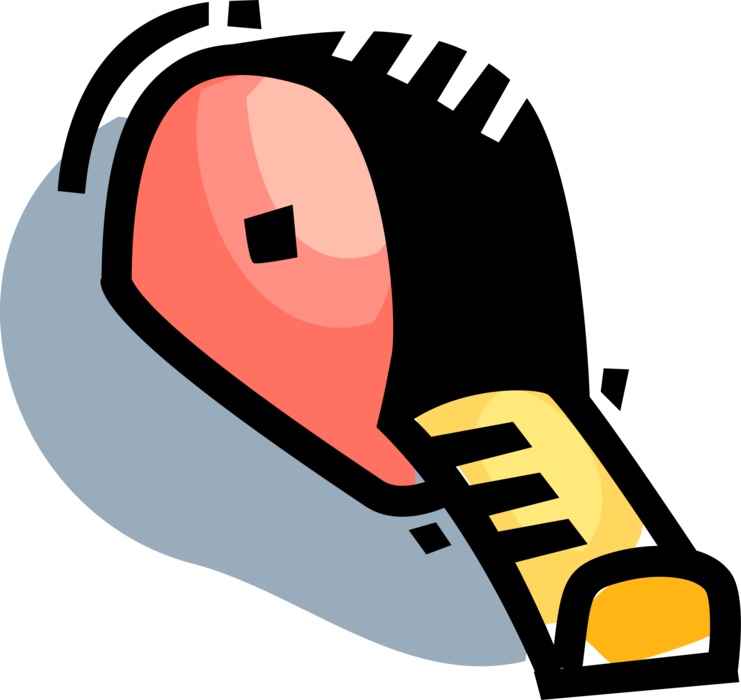 Vector Illustration of Tape Measure or Measuring Tape Flexible Ruler with Linear-Measurement Markings