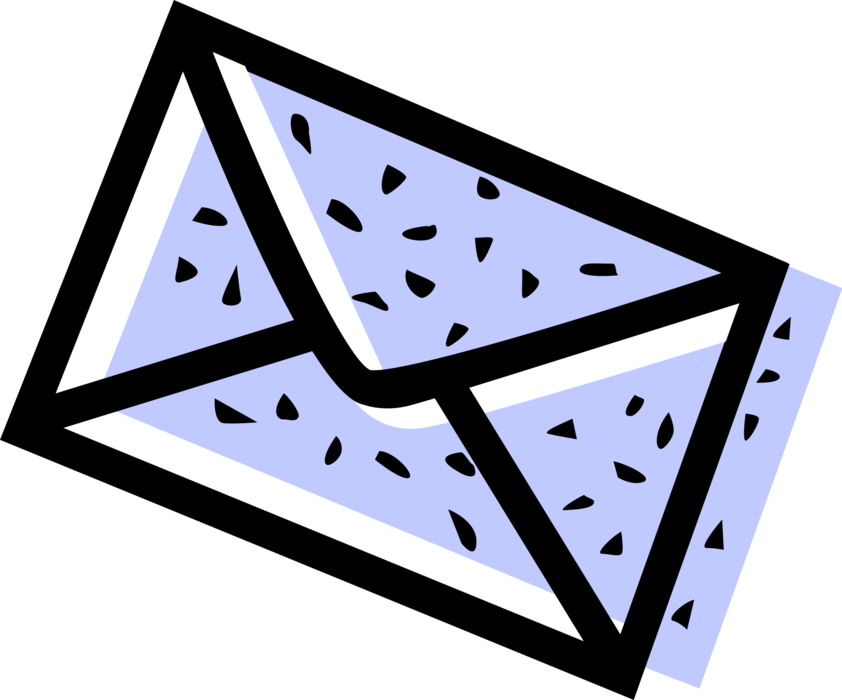 Vector Illustration of Post Office Mail or Postal Airmail Envelope Letter Vector Illustration of Post Office Mail or Postal Airmail Envelope Letter