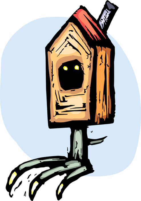 Vector Illustration of Birdhouse or Birdbox Nest Boxes Provide Shelter Enclosure for Birds
