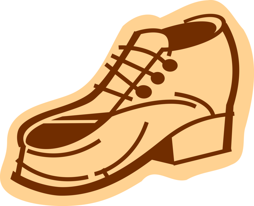 Vector Illustration of Dress Shoes Fashion Footwear