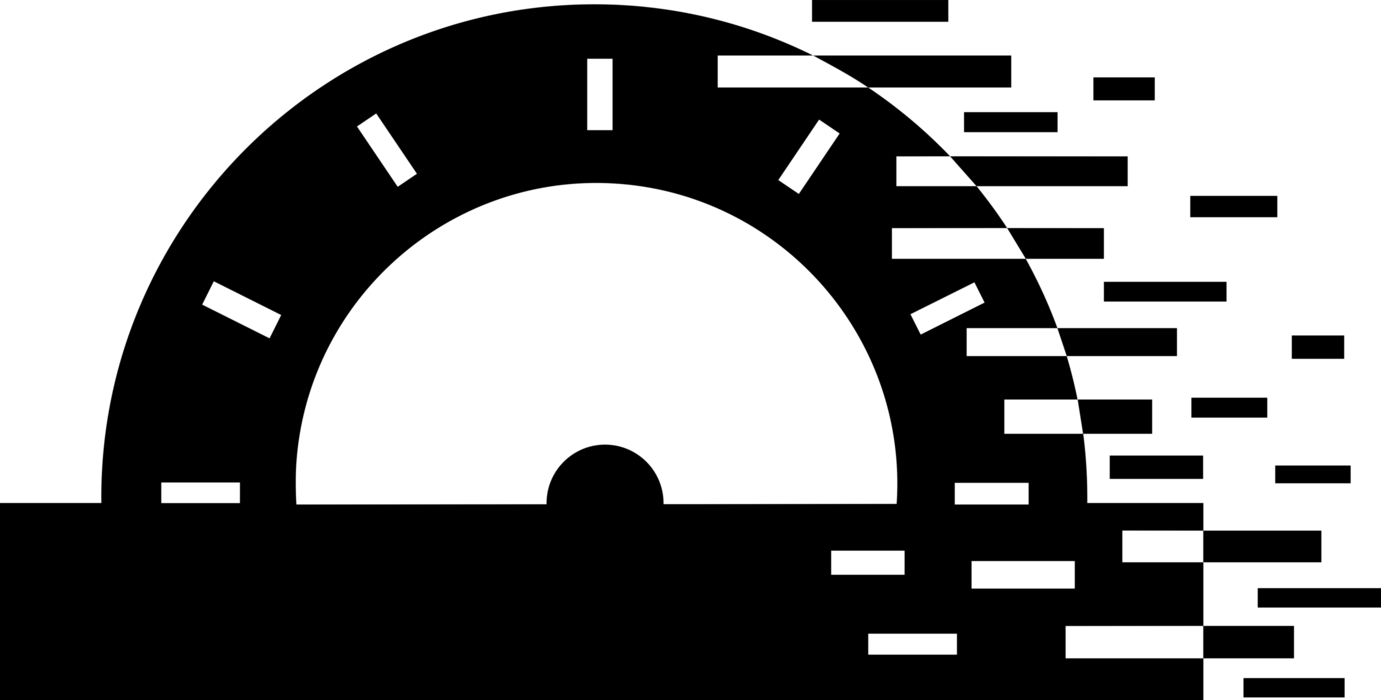 Vector Illustration of Geometry Protractor Measurement Instrument for Measuring Angles in Degrees