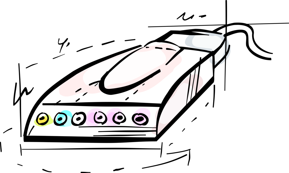 Vector Illustration of Modem Modulator-Demodulator Network Hardware Symbol