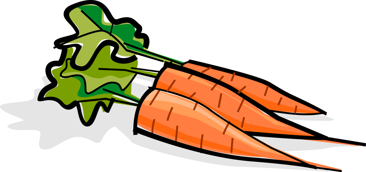 Рисунок морковь и яблоко