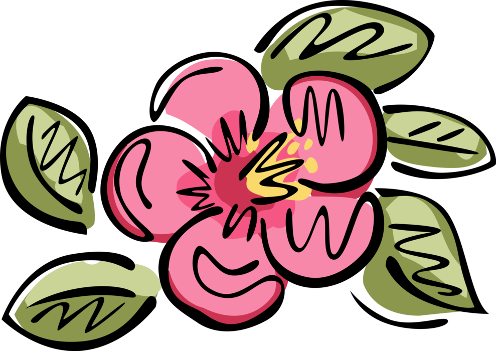 Vector Illustration of Botanical Horticulture Garden Flower Blossom