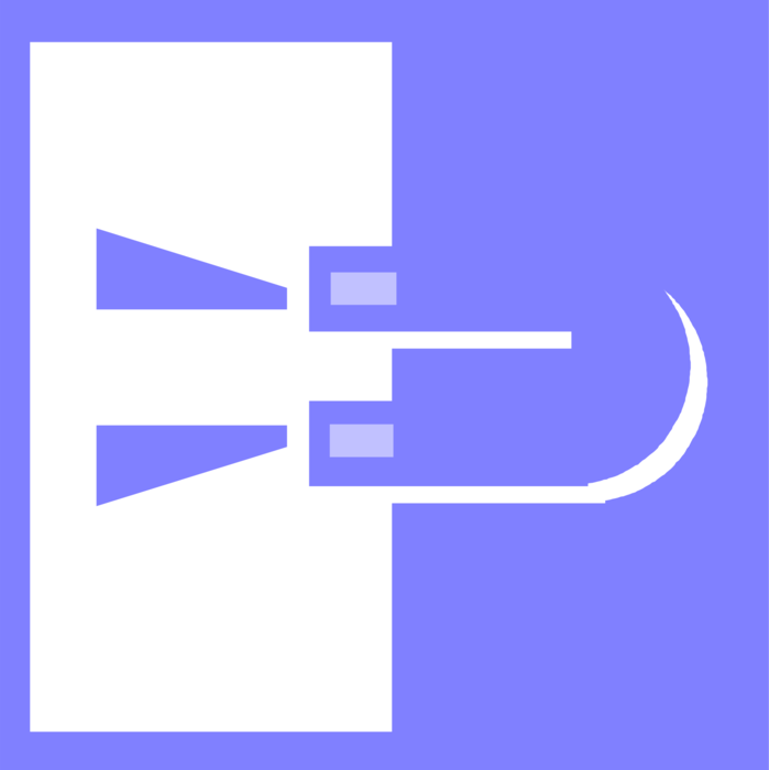 Vector Illustration of Magnet Produces Magnetic Field That Attracts and Repels Ferromagnetic Material