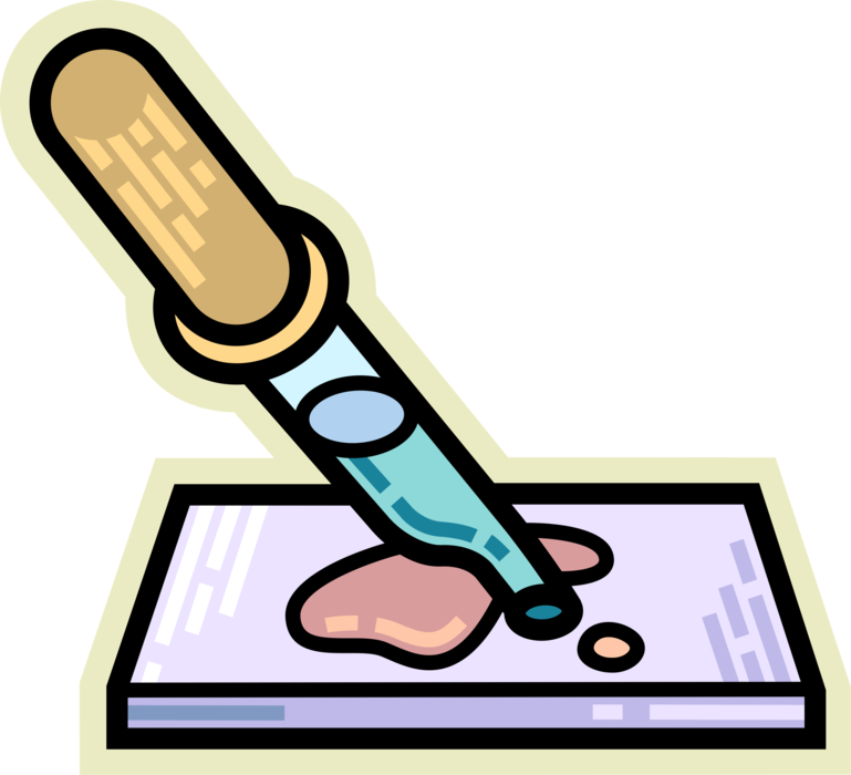 Vector Illustration of Eye Dropper Pasteur Pipette Transfer Small Quantities of Liquid