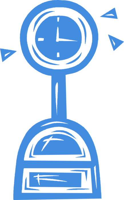 Vector Illustration of Weigh Scale Force-Measuring Device for Weight Measurement