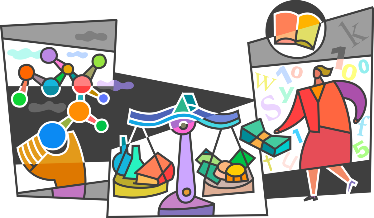 Vector Illustration of Financial Investment in Chemical Industry to Create New Chemical Compounds that Generate Corporate Profit