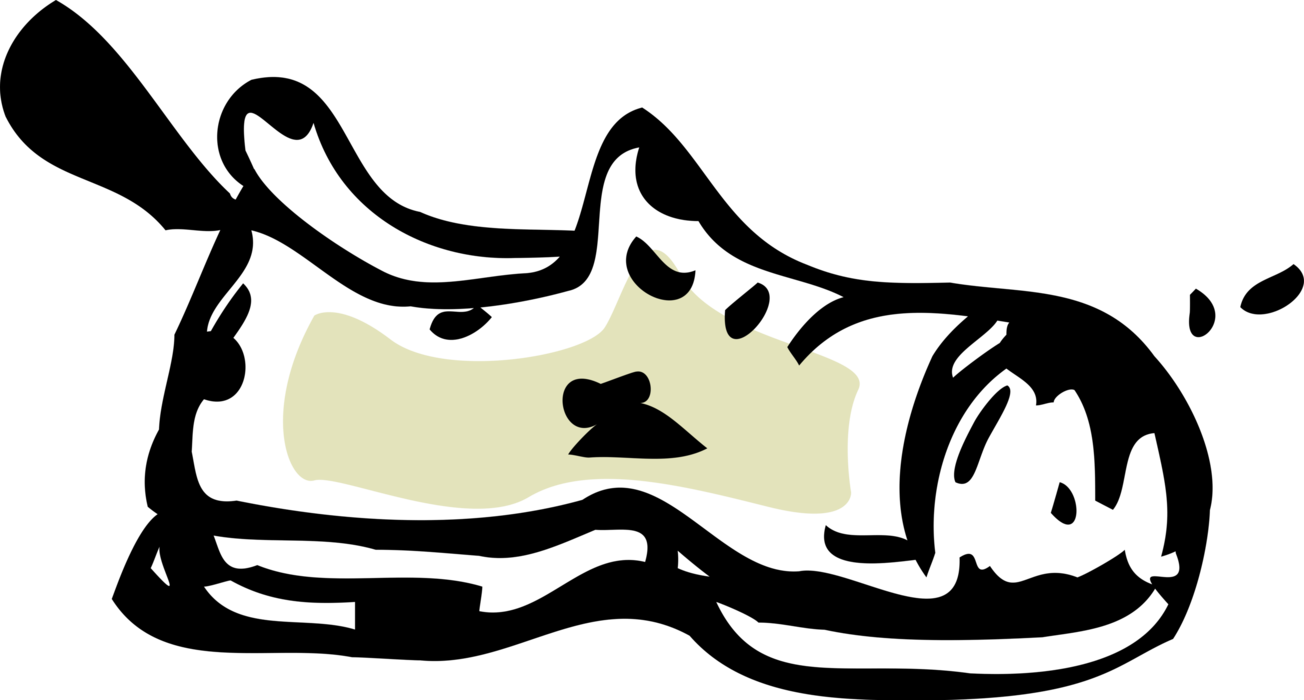 Vector Illustration of Shoe Footwear