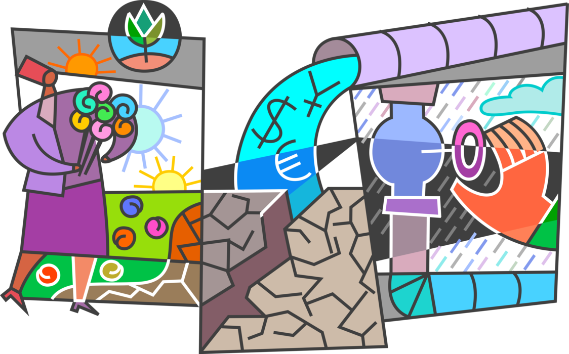Vector Illustration of Environmental Responsibility Eco-Friendly Sustainability Minimizes Harm to Ecosystems and Environment