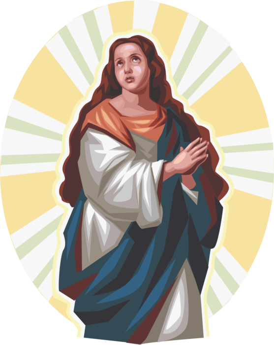 Vector Illustration of Jesus Christ, Messiah Son of God and Central Figure of Christianity