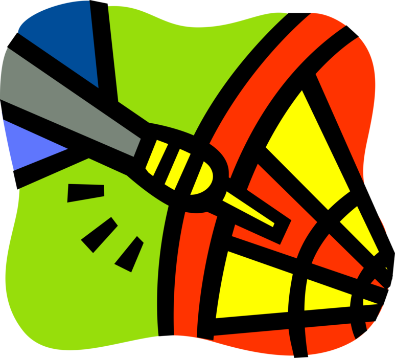 Vector Illustration of Traditional Pub Game Dart Projectile Thrown at Dartboard During Game