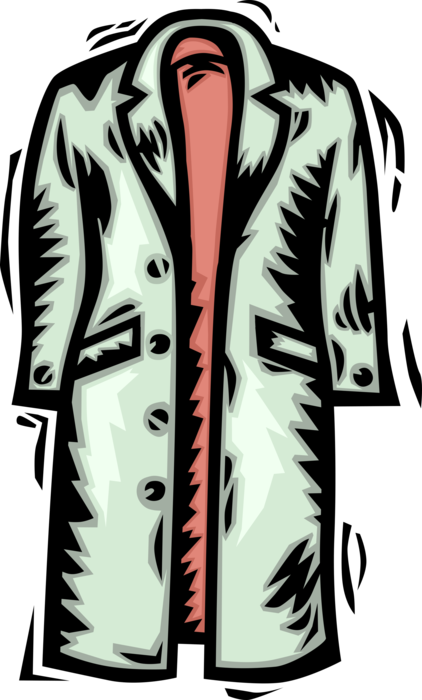 Vector Illustration of Clothing Garment Coat Jacket