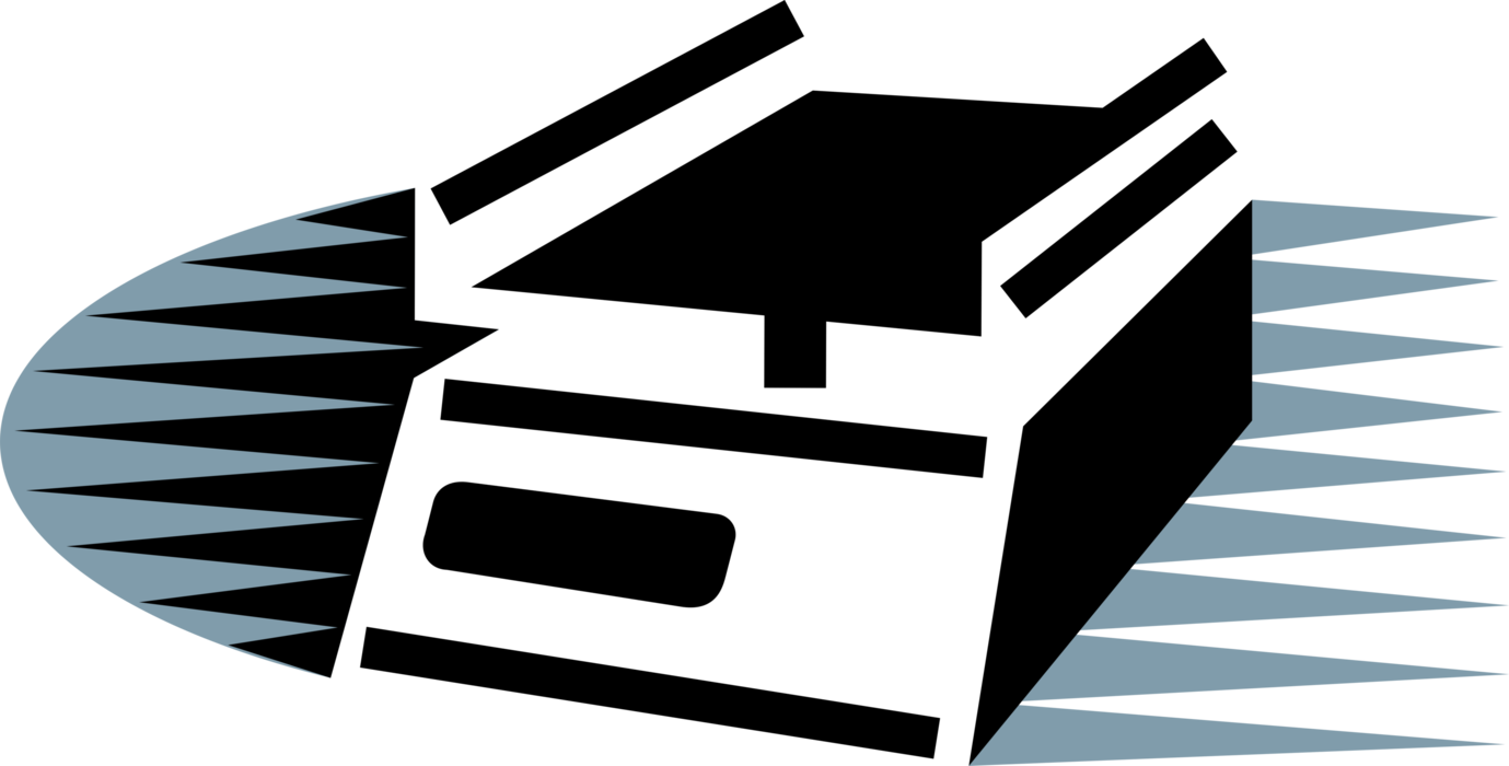 Vector Illustration of Postal Meter Weighing Scales Force-Measuring Devices for Weight Measurement