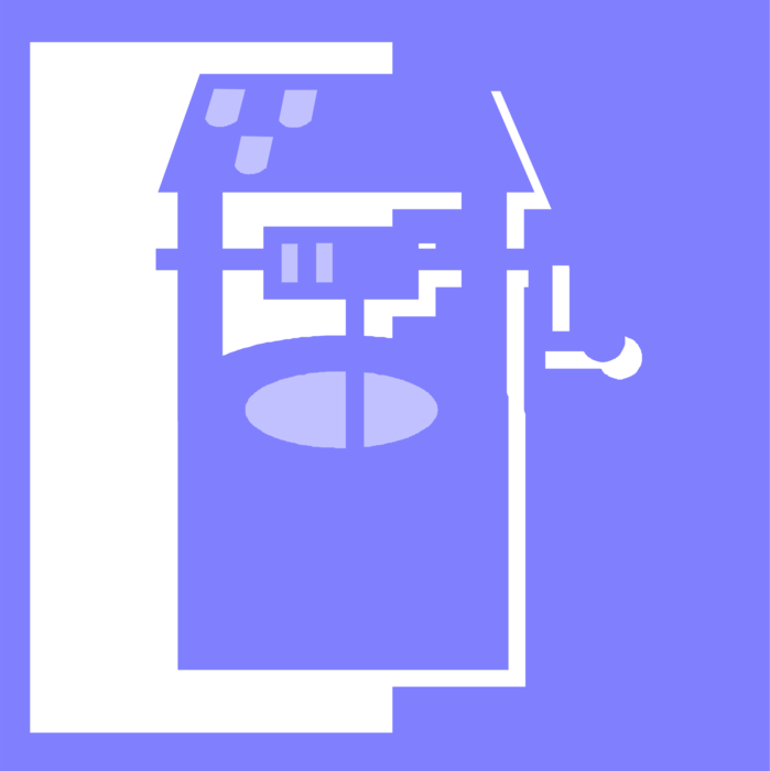 Vector Illustration of Drinking Water Well to Access Groundwater in Underground Aquifers