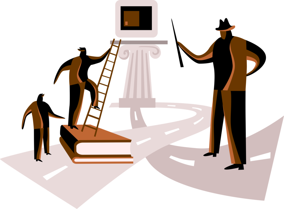 Vector Illustration of Business Management Demands Technology Knowledge and Experience from Human Resources Staff