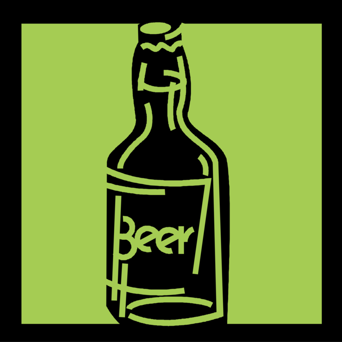 Vector Illustration of Beer Fermented Malt Barley Alcohol Beverage