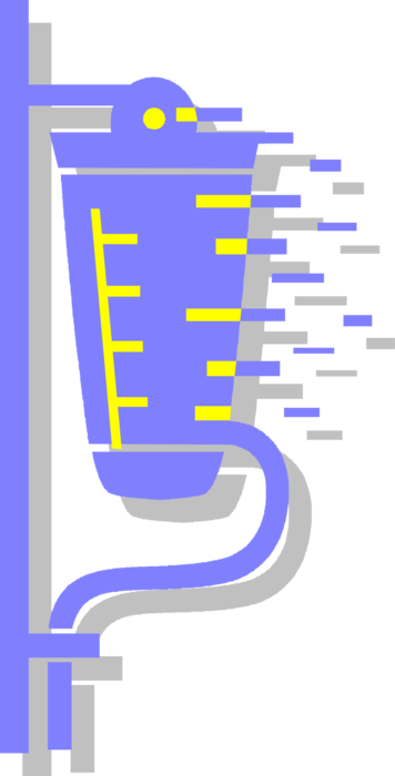 Vector Illustration of Medical Intravenous Therapy Blood Plasma Transfusion, IV Drip