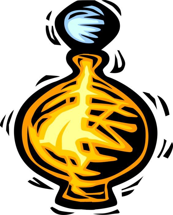 Vector Illustration of Cosmetic Beauty Product Perfume Fragrance Bottle Vector Illustration of Cosmetic Beauty Product Perfume Fragrance Bottle