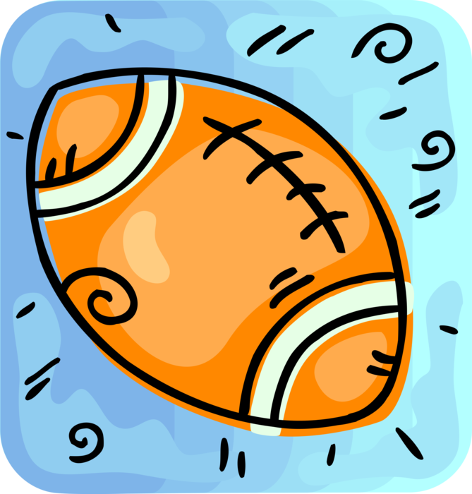 Vector Illustration of Sport of Football Game Ball