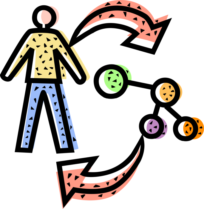 Vector Illustration of Human Genetics Cytogenetics Chromosomes DNA