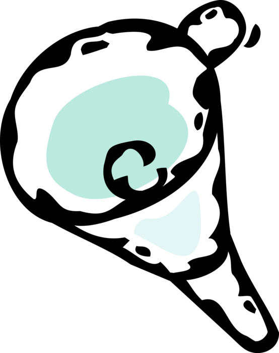 Vector Illustration of Kitchen Funnel Channels Liquid Through Small Opening