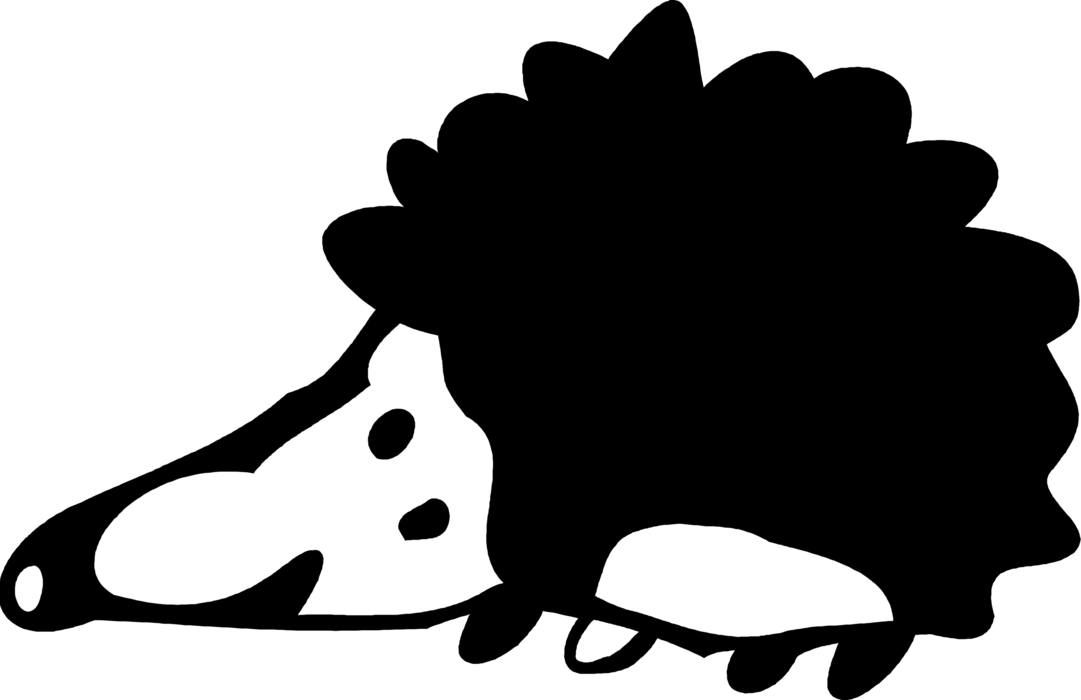 Vector Illustration of Hedgehog Spiny Mammal Animal