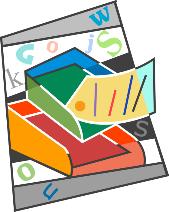 Vector Illustration of In-Basket or In-Box Holds Incoming Documents and Correspondence