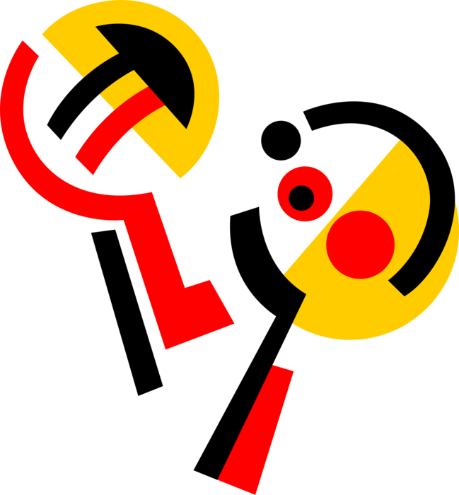 Vector Illustration of Latin Music Maracas or Rumba Shakers